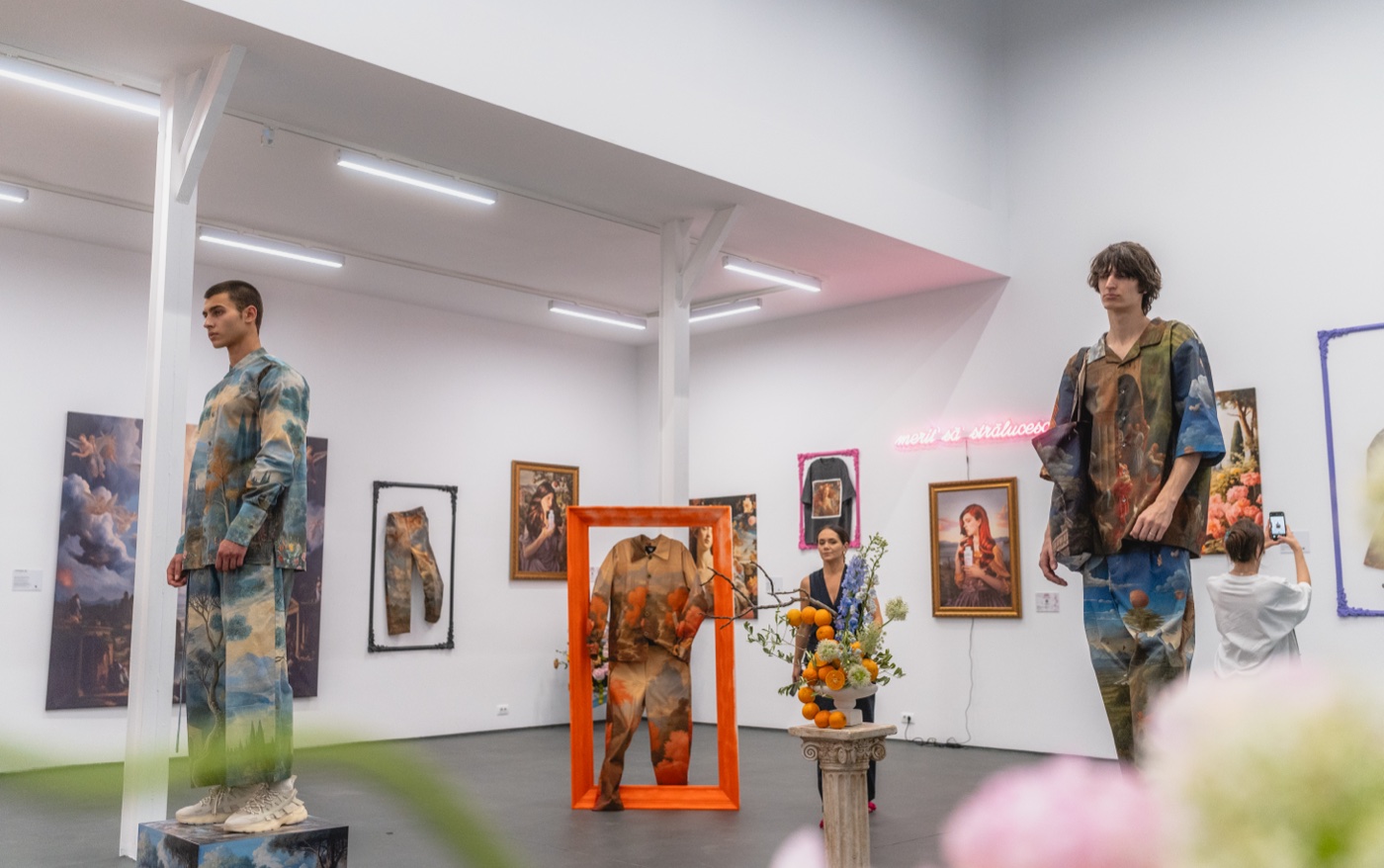 Window to a New World exhibition, gallery wide view