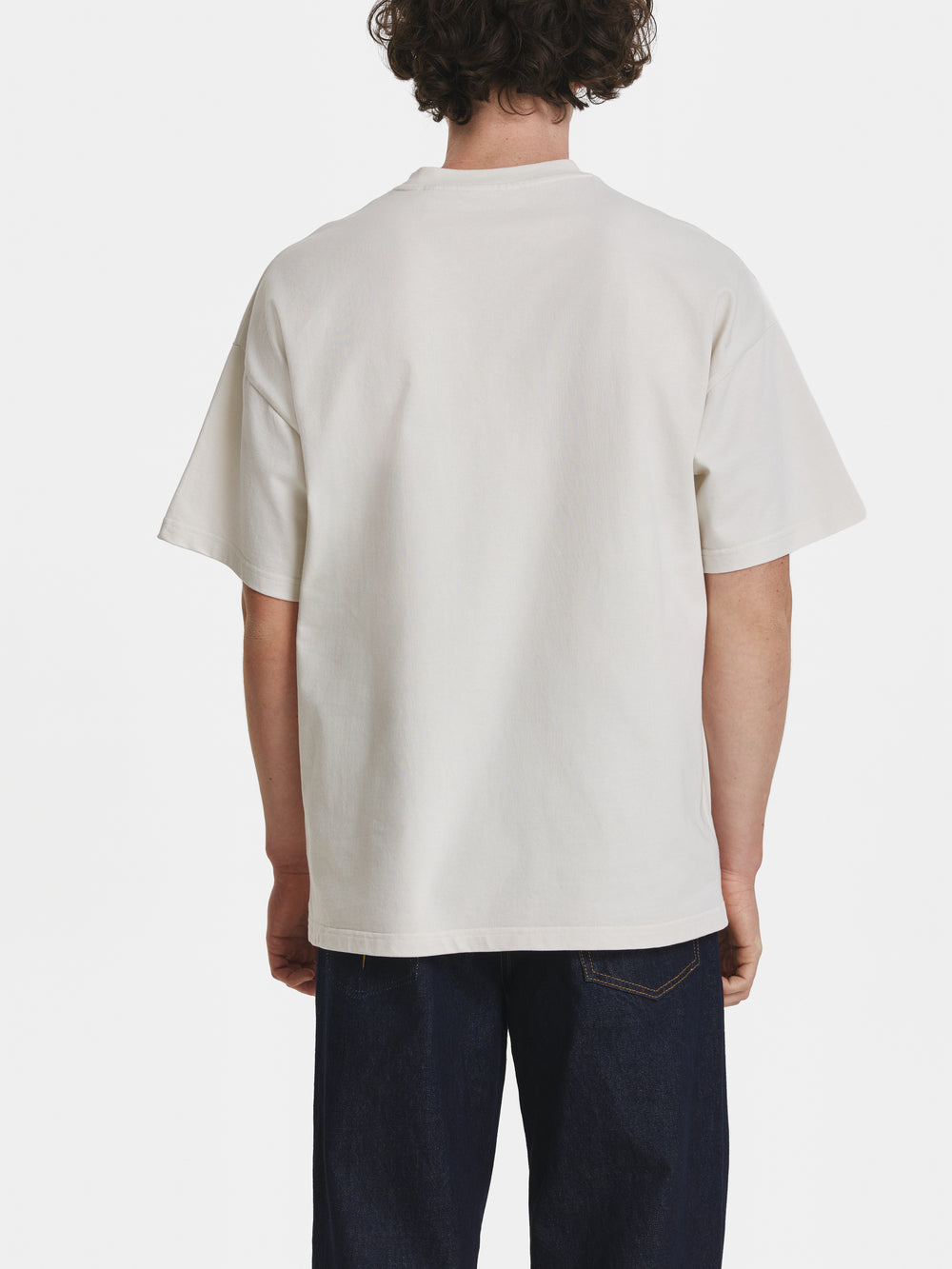Vintage White Star Cotton T-shirt view 2