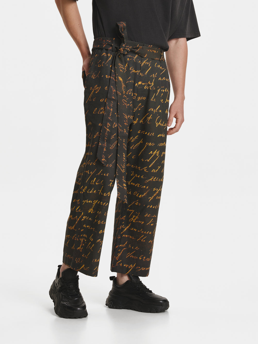 Writing Linen Trousers view 2