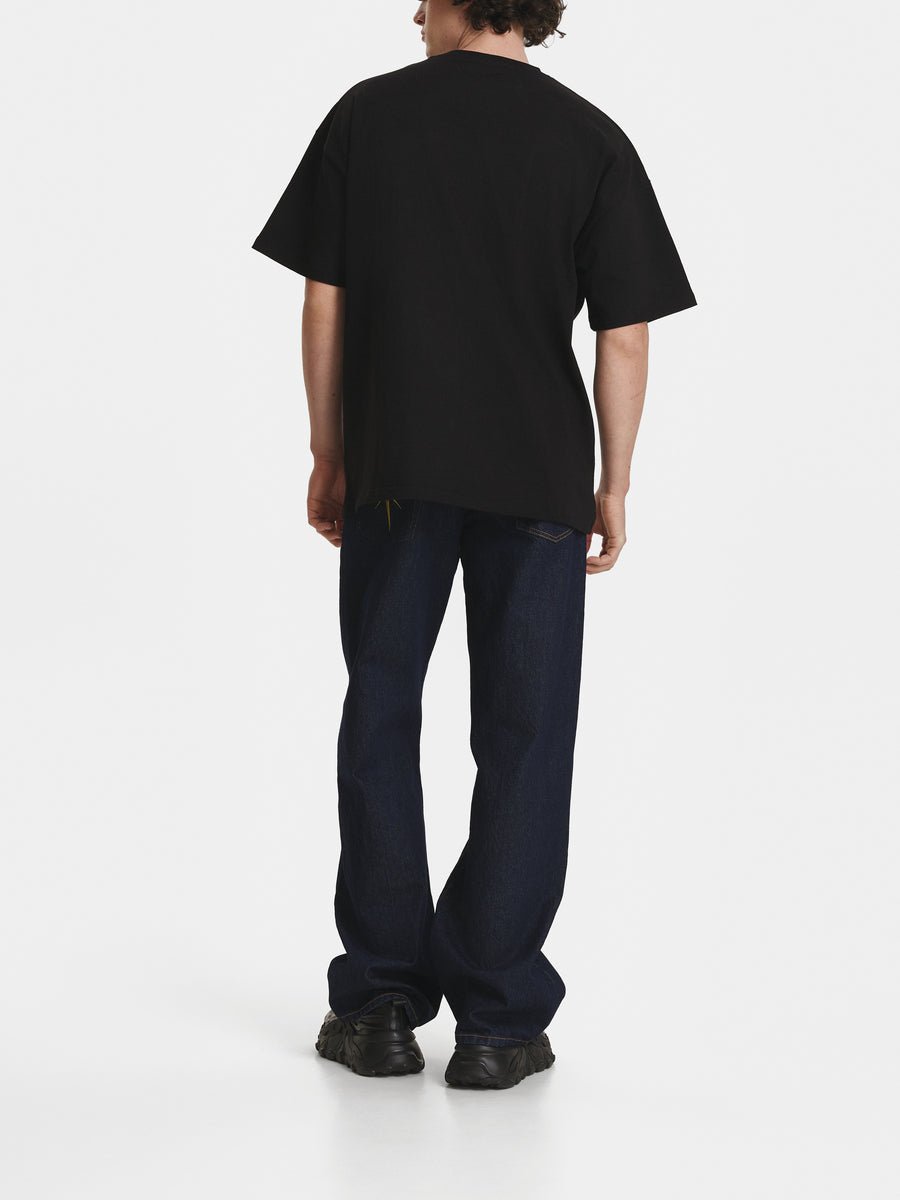 Black Star Cotton T-shirt view 3