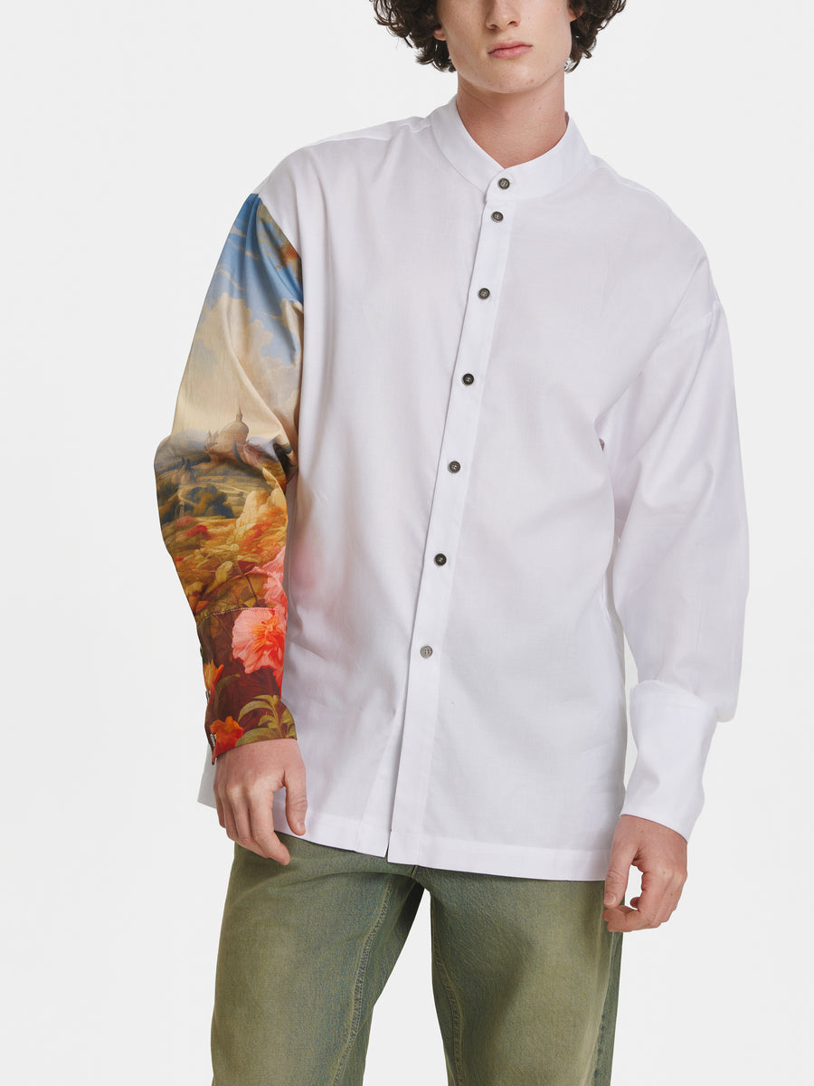 Hybrid Cotton White Shirt view 3