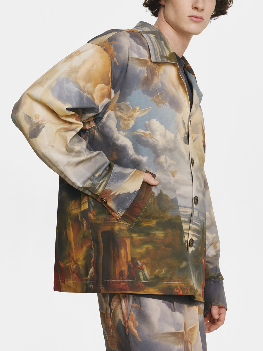 Judgement Day Denim Shirt Jacket view 3
