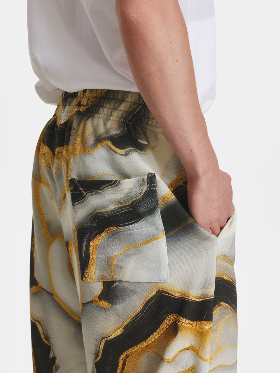 Marble Cotton Tracksuit Trousers view 3