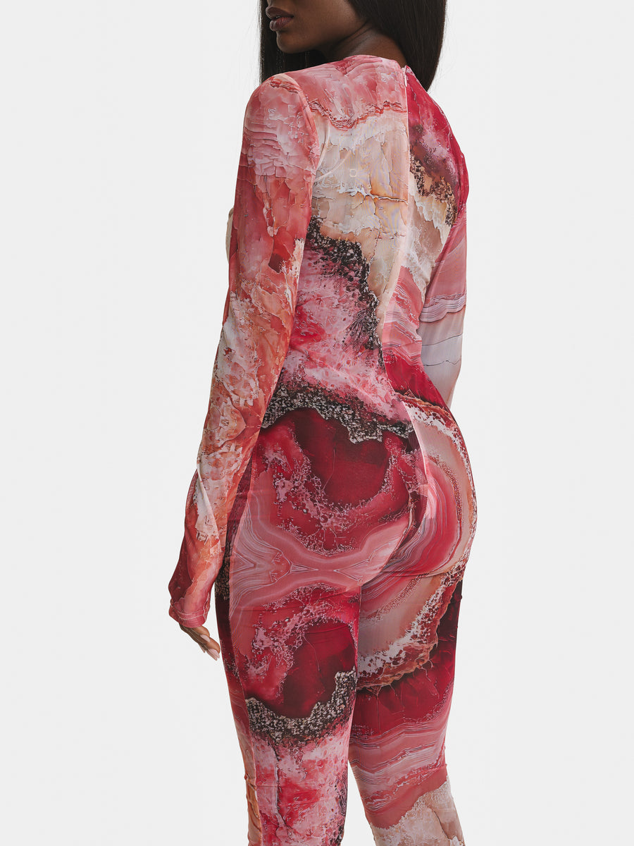 Rose Crystal Mesh Overall view 3
