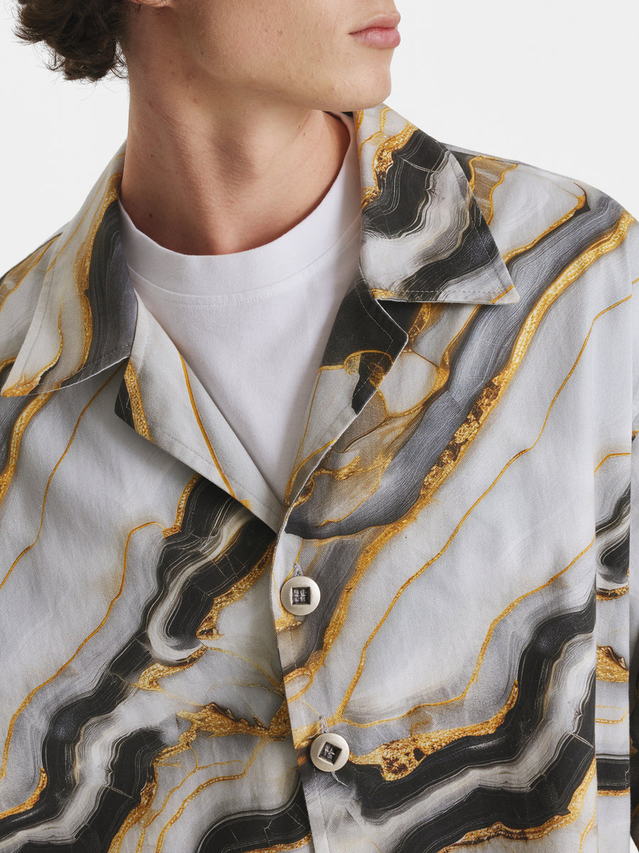 Marble Denim Jacket view 4