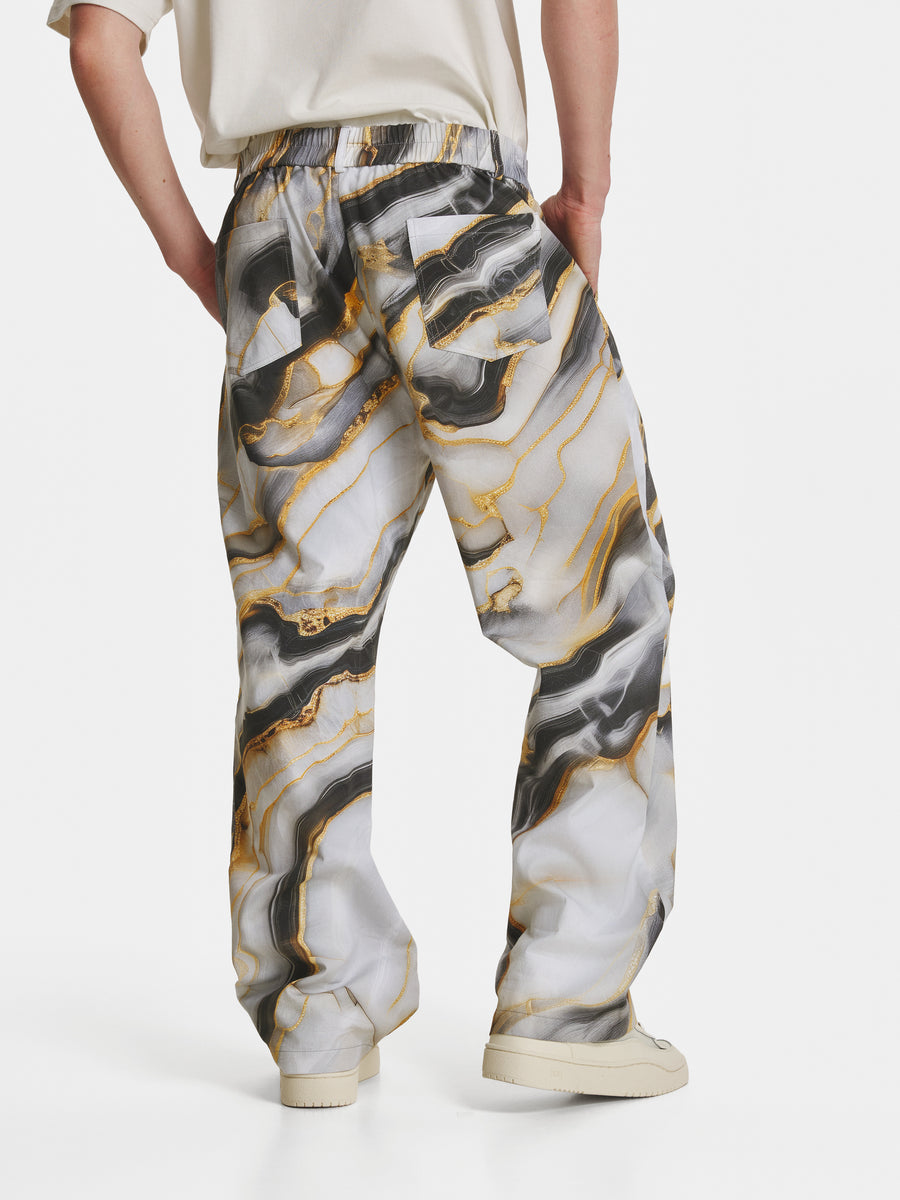 Marble Denim Trousers view 4