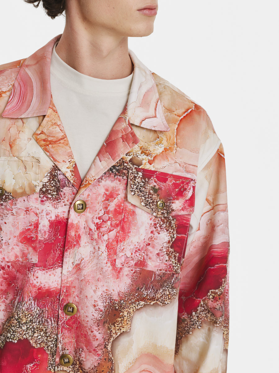 Rose Crystal Denim Jacket view 4