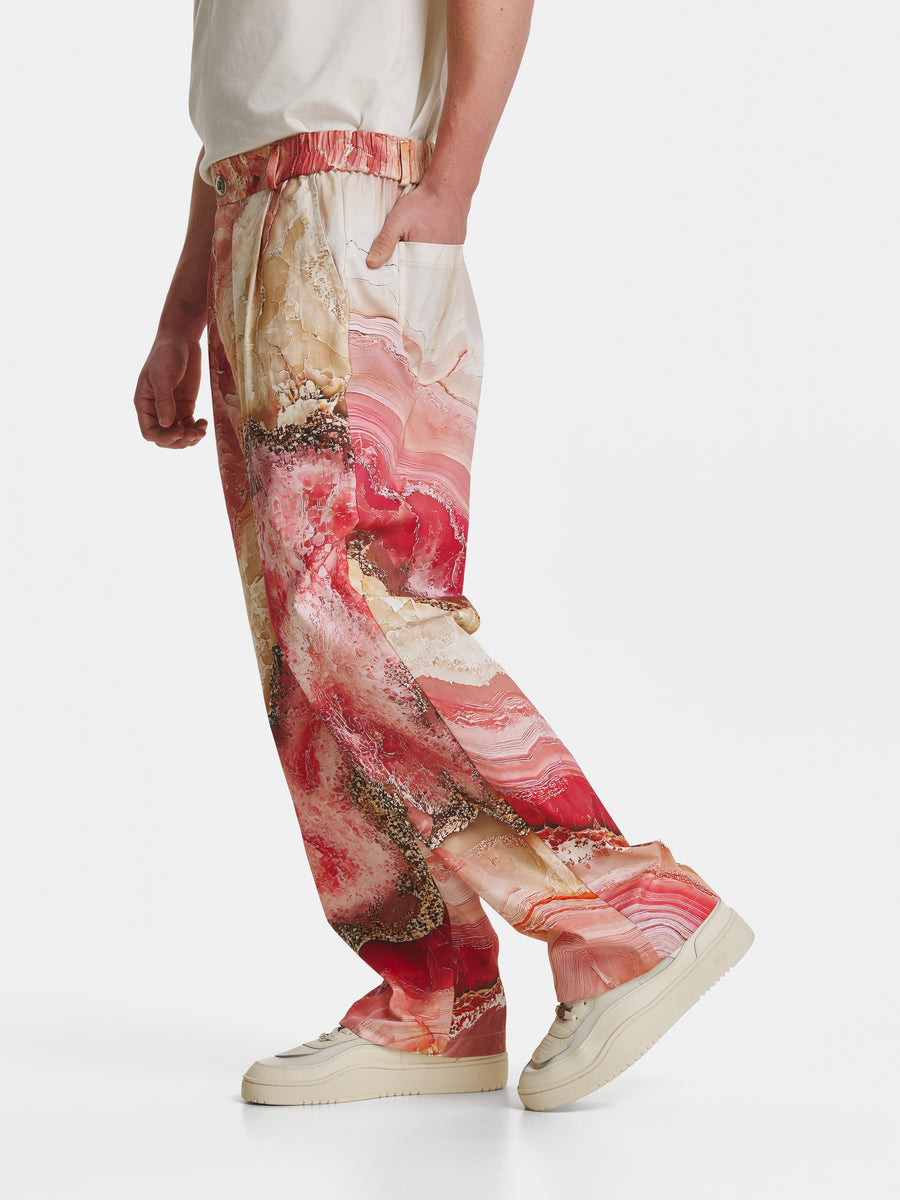 Rose Crystal Denim Trousers view 4