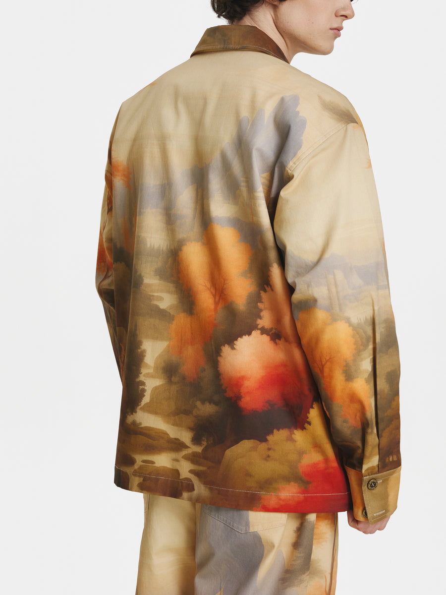 Valley of Life Denim Shirt Jacket view 4
