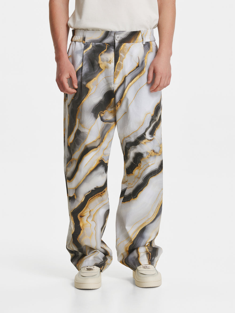 Marble Denim Trousers view 1