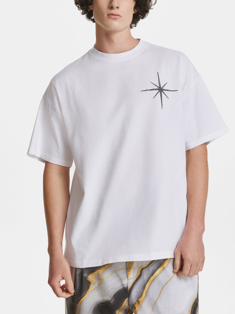 White Star Cotton T-shirt view 1