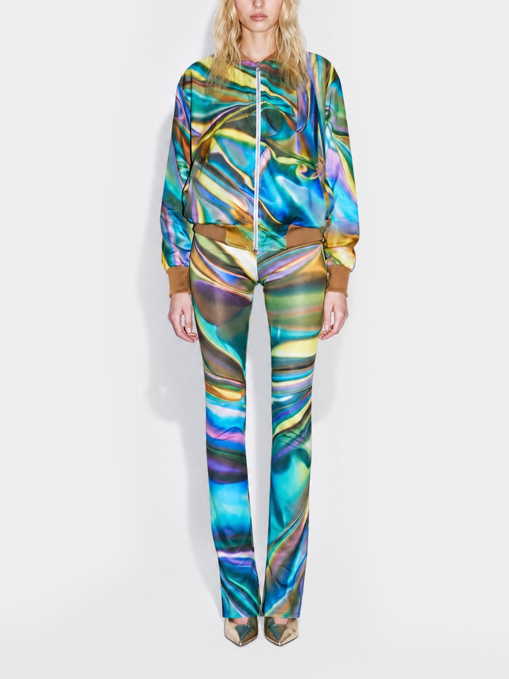 Metal Liquid Leggings view 3