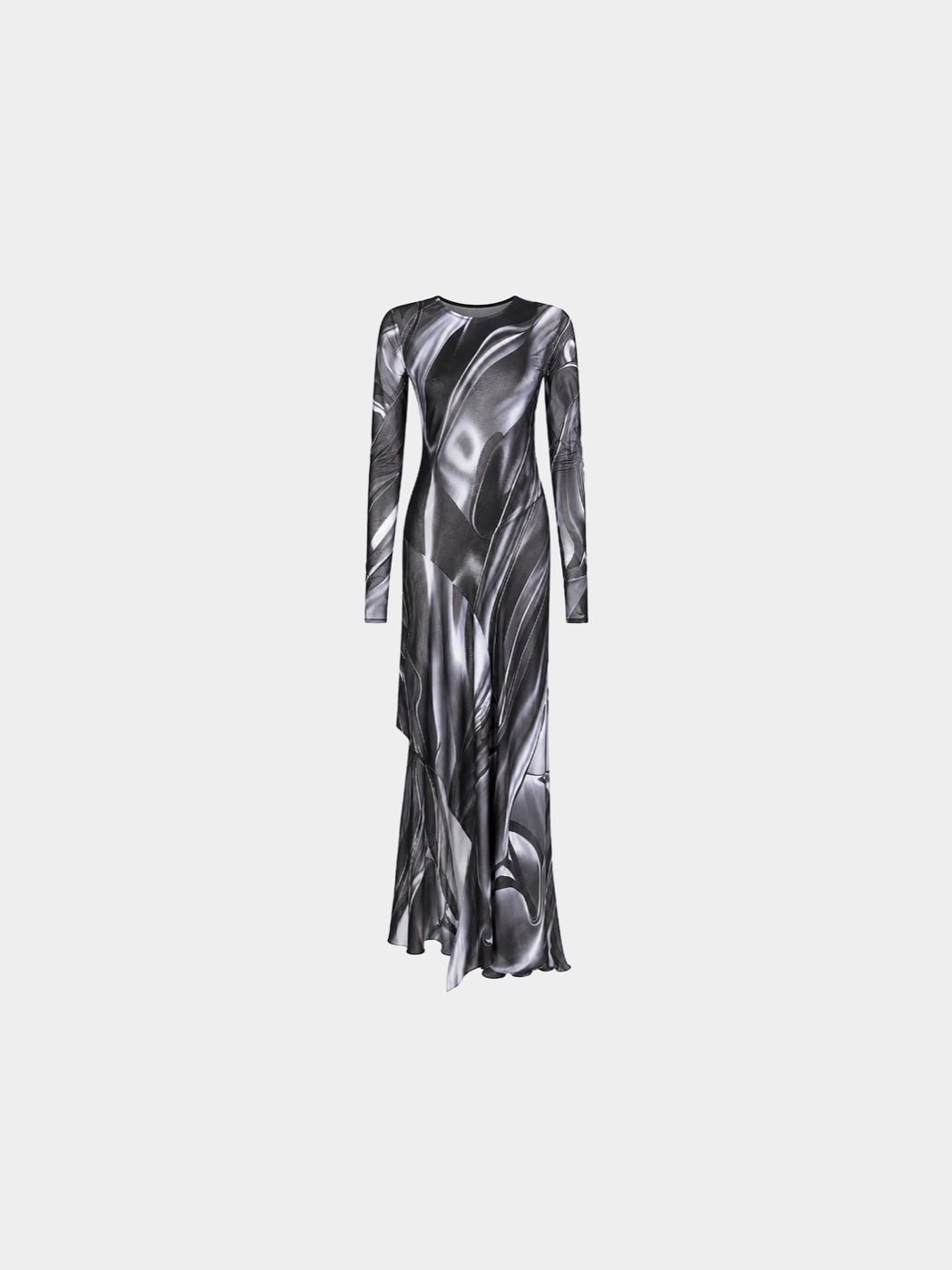 Metal Liquid Silver Dress view 1