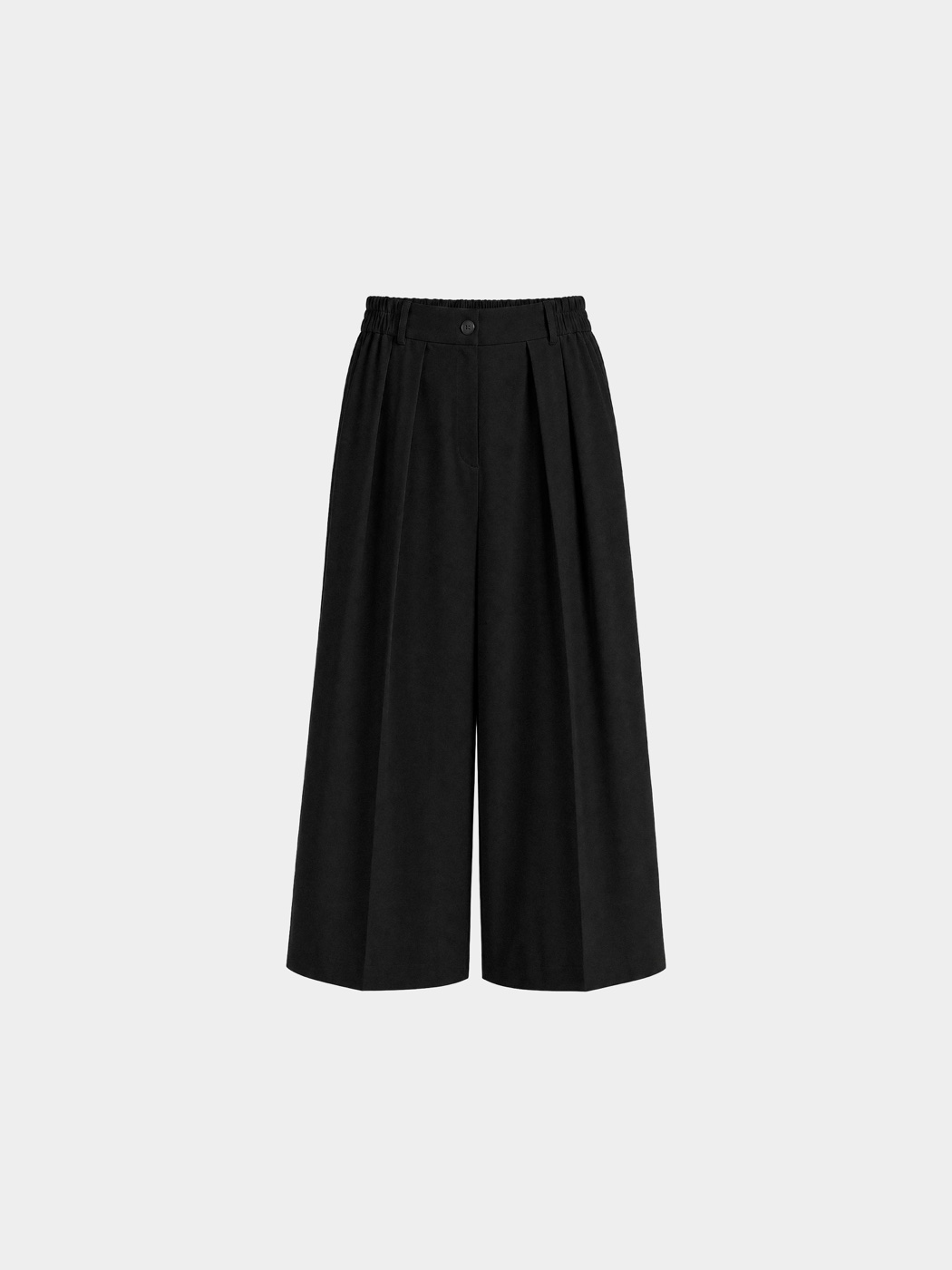 Aether Black Wool Trousers view 1
