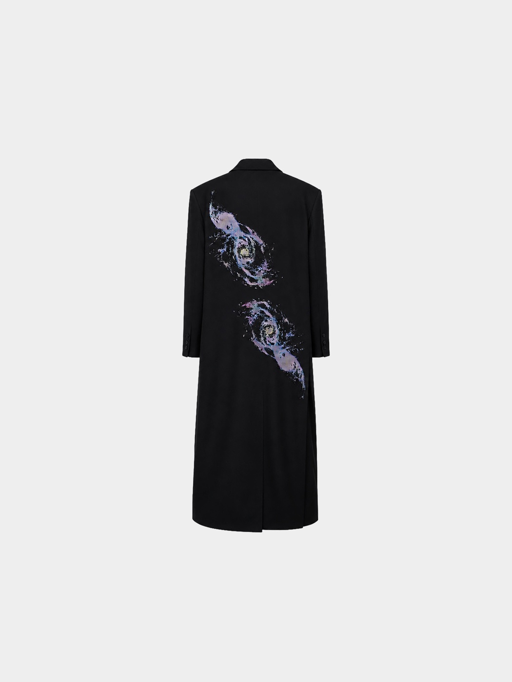 Galaxies Wool Long Coat view 2