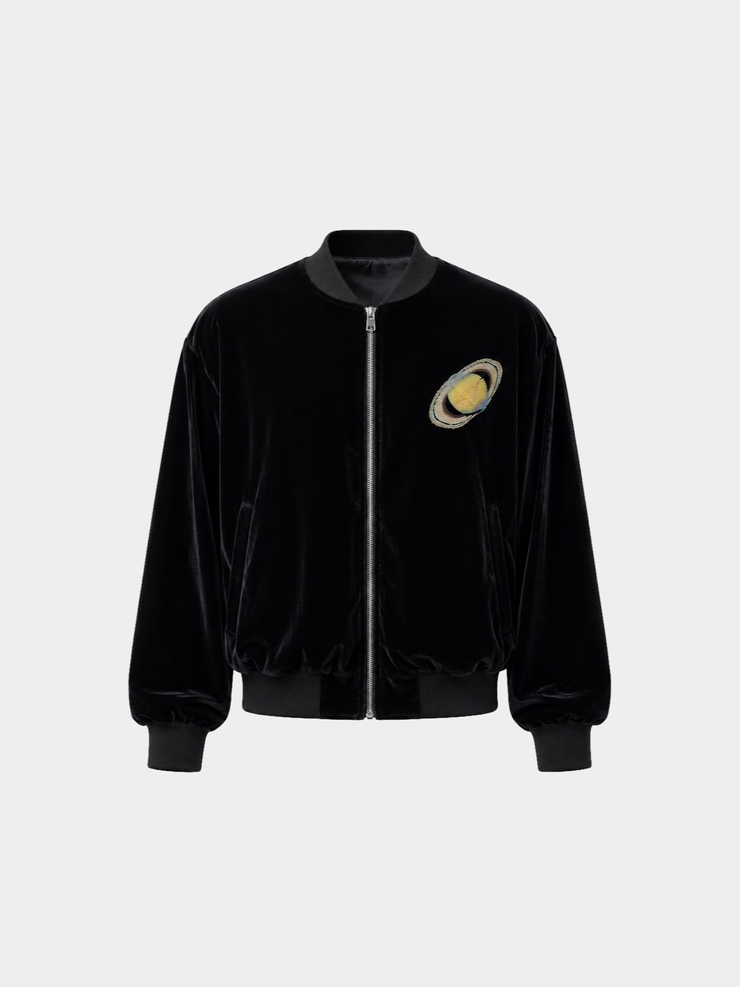 Saturn Velvet Bomber Jacket view 1