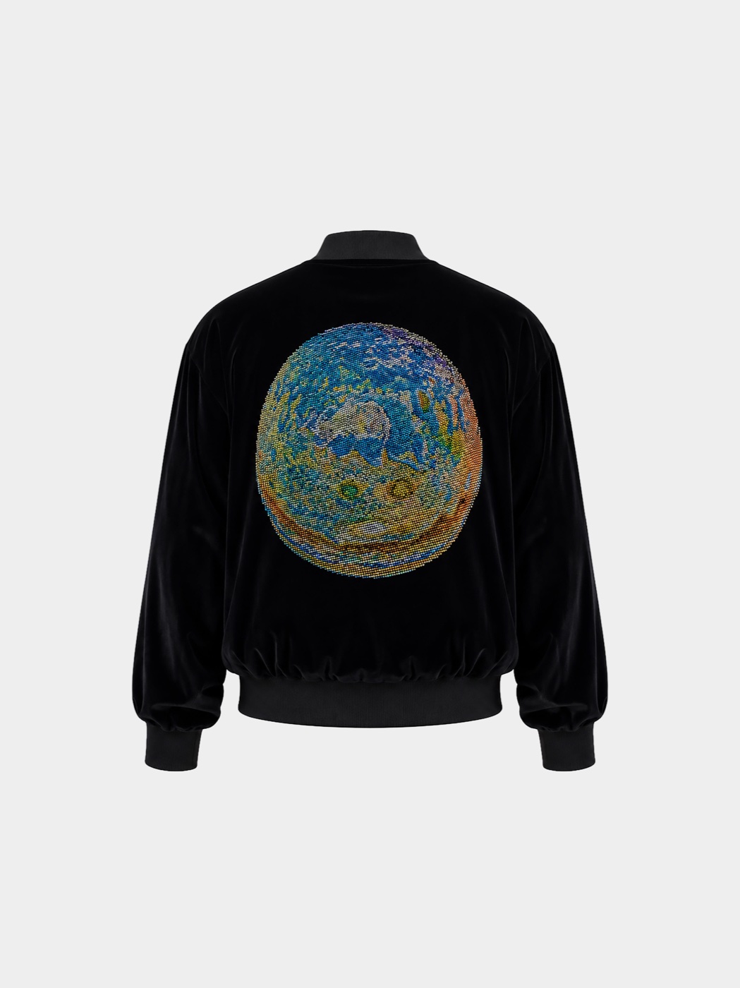 Saturn Velvet Bomber Jacket view 2